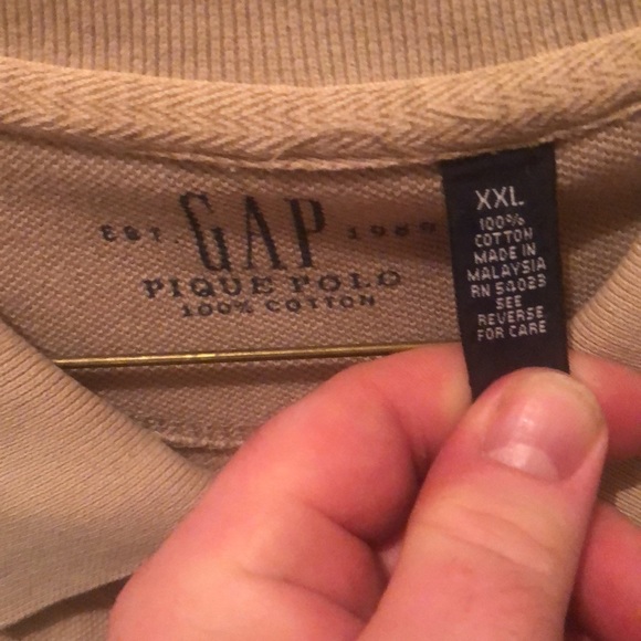 Tan xxl Gap polo - Picture 2 of 3